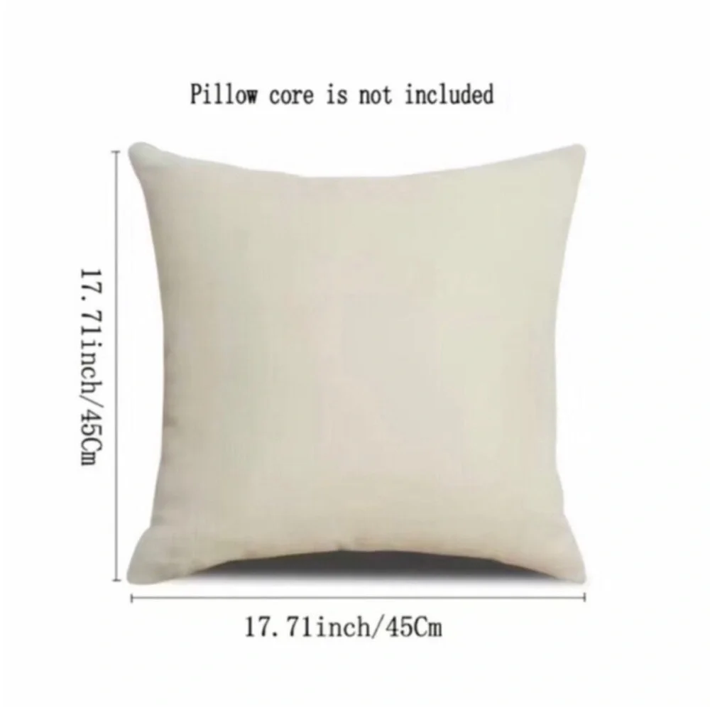 2Pc Christmas Nutcracker Decorative Pillowcase Linen Blend Christmas Home